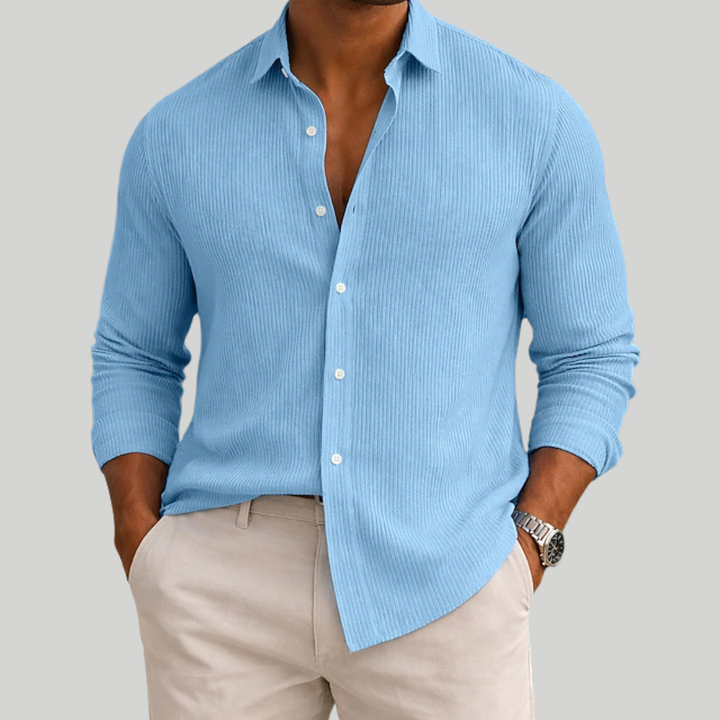 Jasper | Chemise d'été côtelée boutonnée