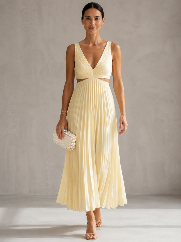 Nika | Robe élégante longueur maxi