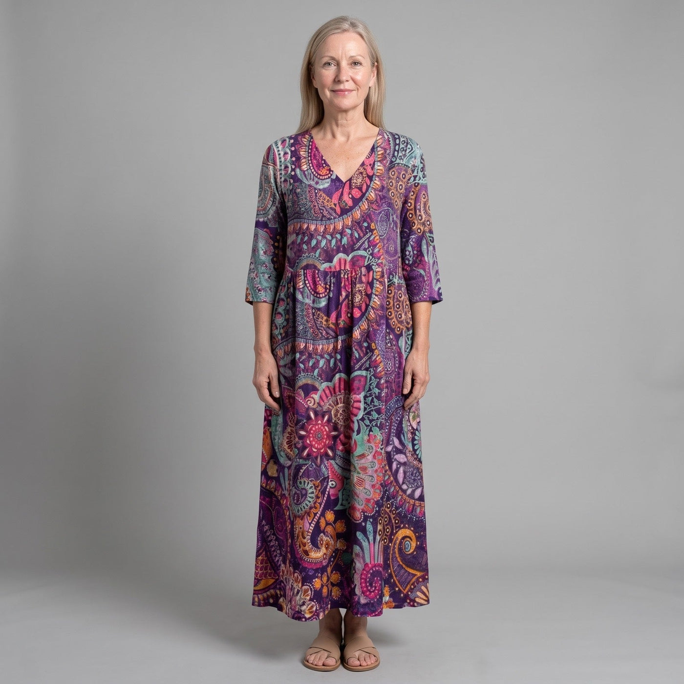 Ivy | Robe d'été mi-longue à fleurs