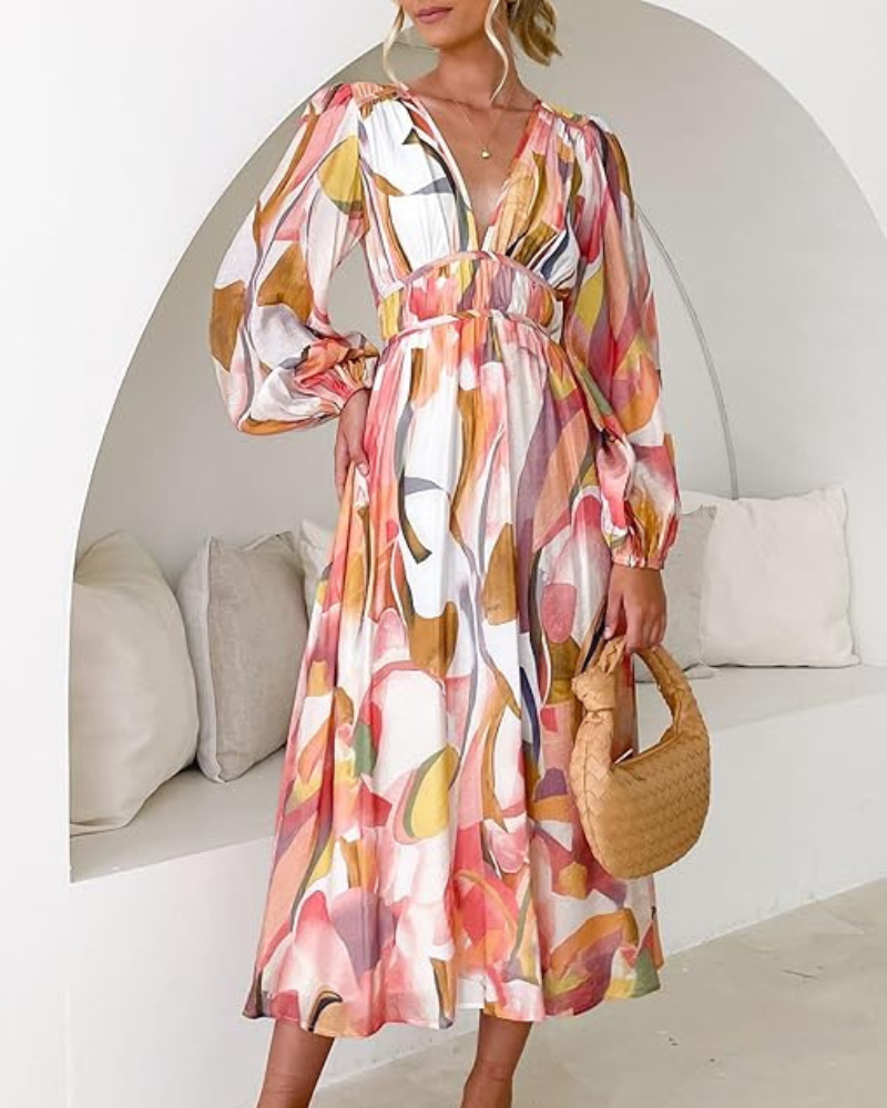 Rylinn | Robe longue fleurie