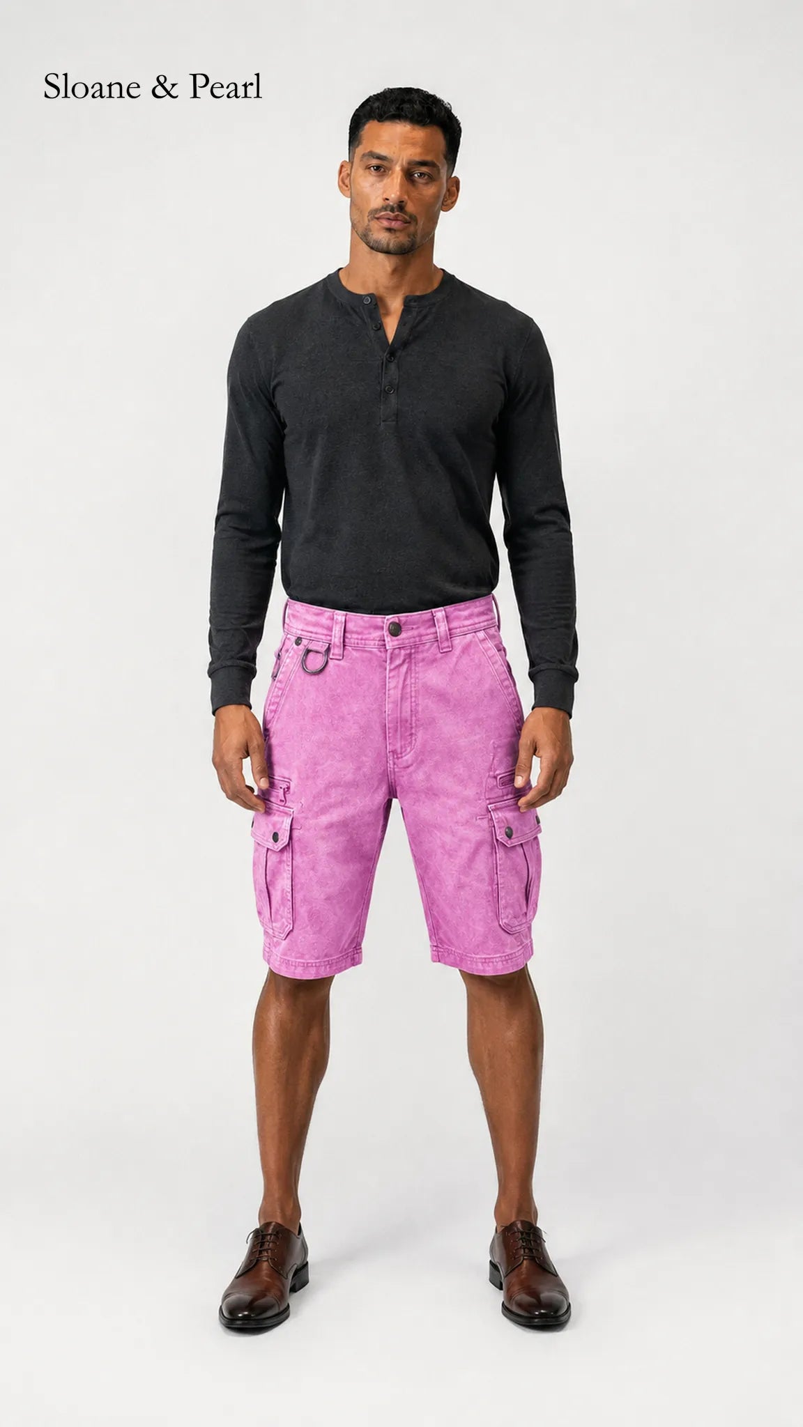 Mario | Short cargo en denim fonctionnel