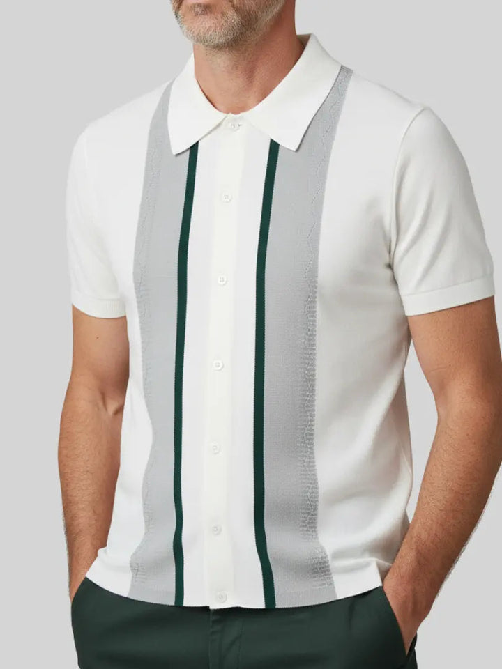 Dominic | Polo en maille coupe ajustée
