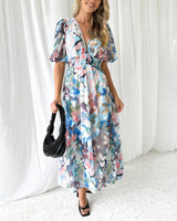 Rylinn | Robe longue fleurie