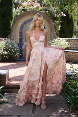 Kara | Robe midi raffinée en lin