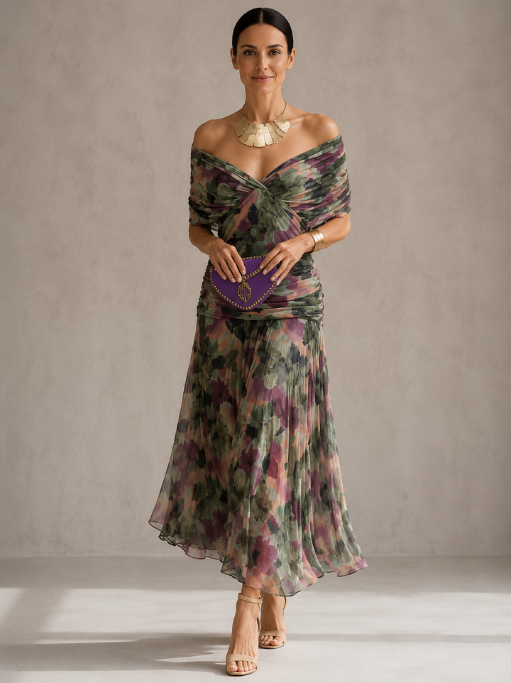 Tillie | Robe longue de soirée corail