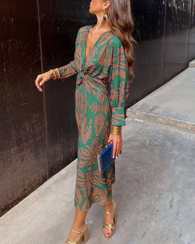 Zana | Robe midi fleurie