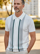 Dominic | Polo en maille coupe ajustée