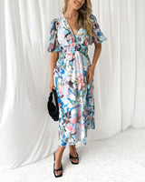 Rylinn | Robe longue fleurie