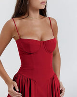 Dilly | Robe midi corset