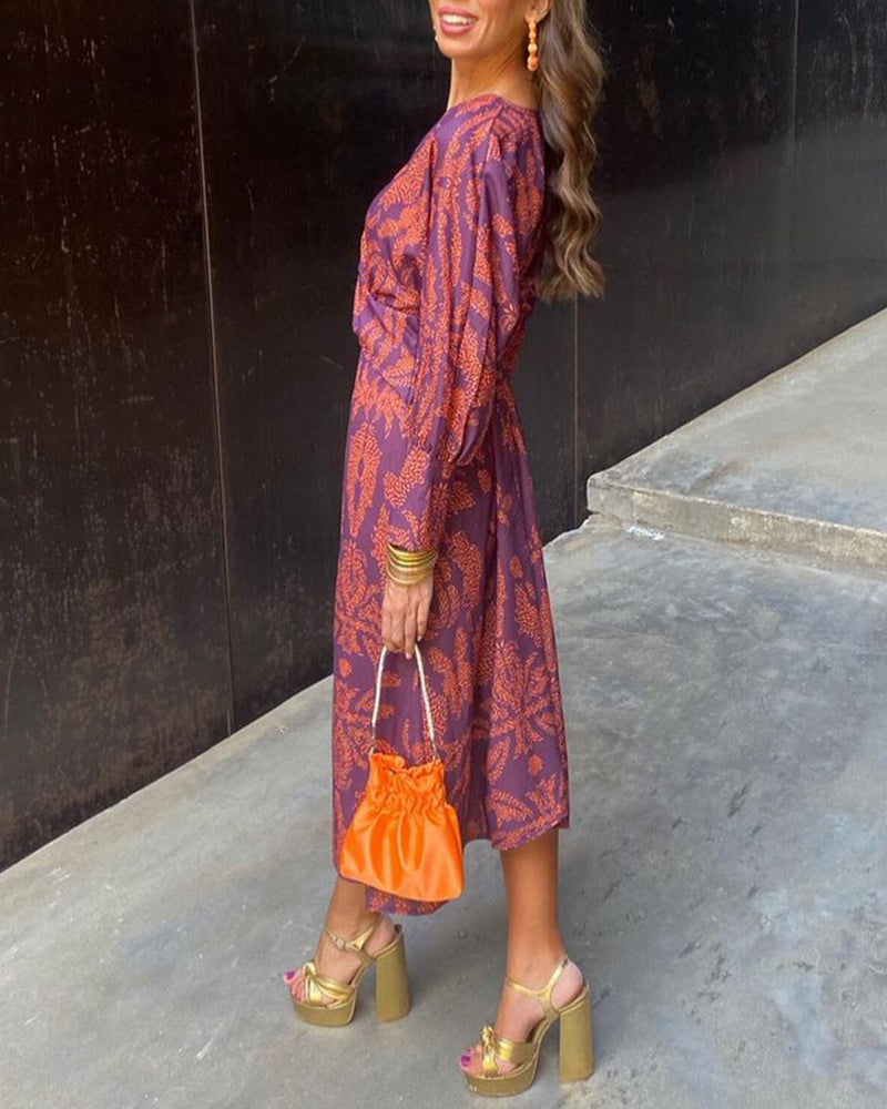Zana | Robe midi fleurie