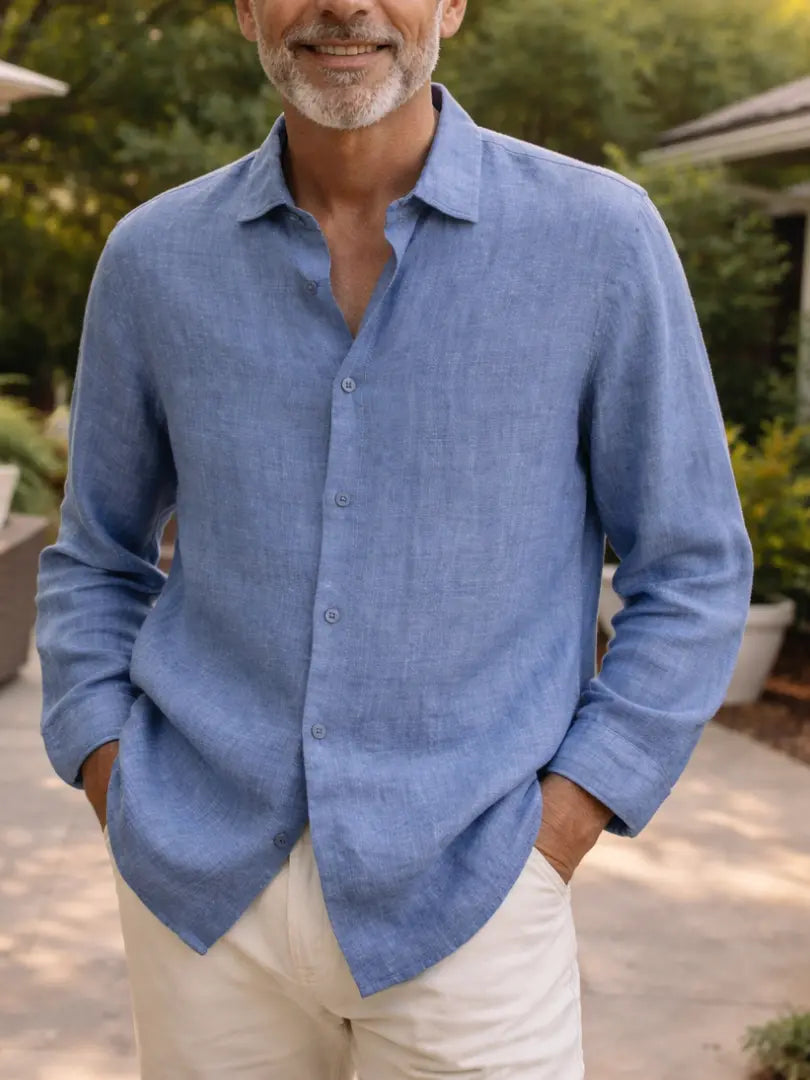 Roman | Chemise légère en lin