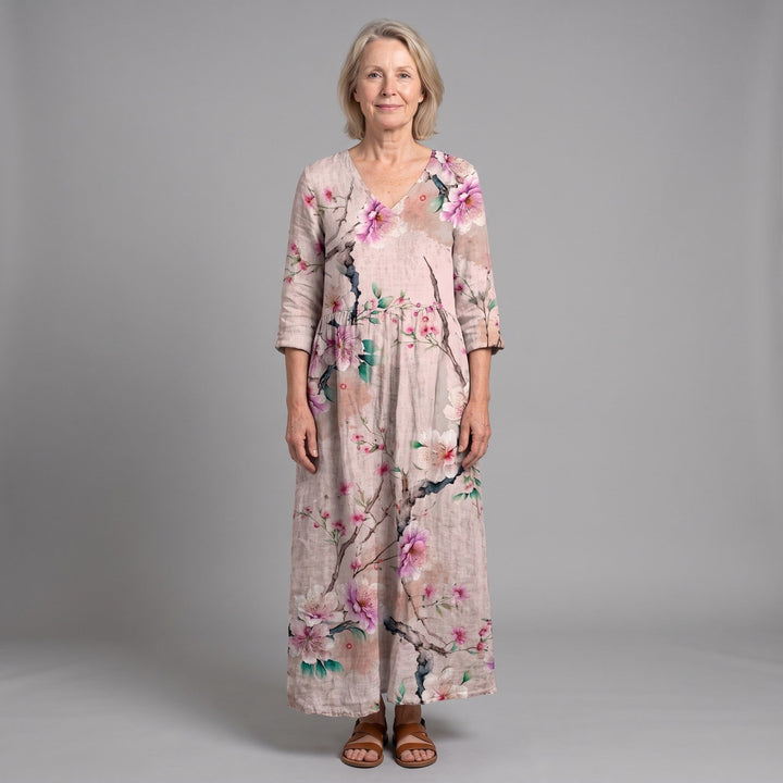 Quincy | Robe d'été mi-longue fleurie