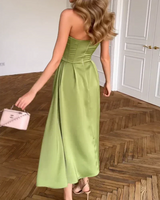 Clarissa | Robe midi bustier