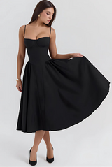 Dilly | Robe midi corset