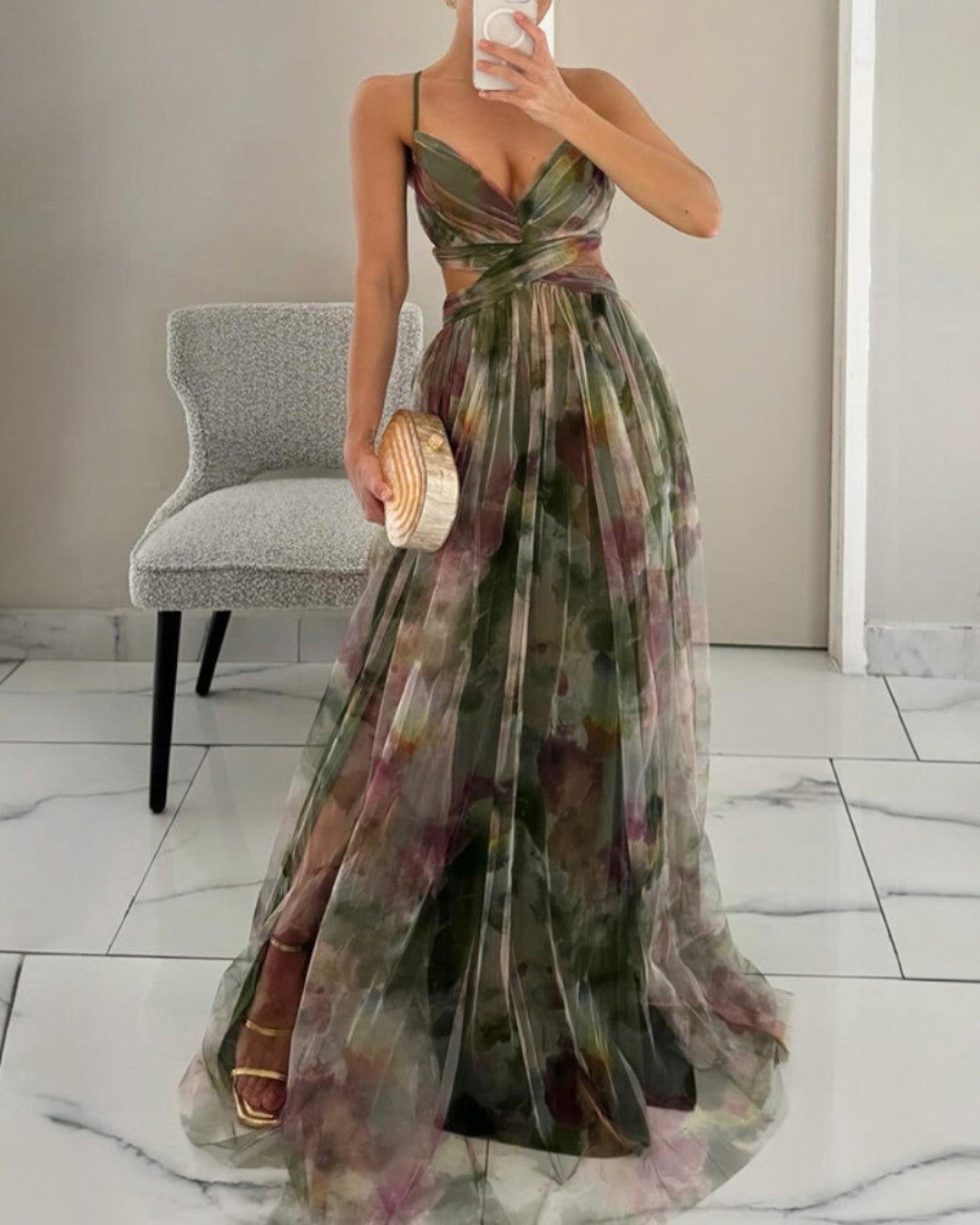 Solveig | Robe longue fleurie enchanteresse