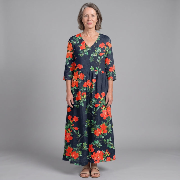 Kinley | Robe d'été mi-longue fleurie