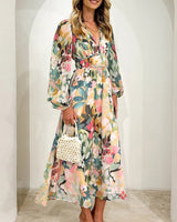 Rylinn | Robe longue fleurie