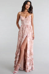 Simone | Robe midi silhouette vaporeuse