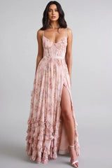 Simone | Robe midi silhouette vaporeuse
