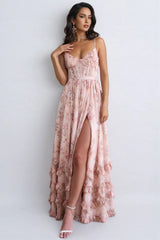 Simone | Robe midi silhouette vaporeuse