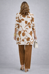 Randee | Ensemble 3 pièces classique caramel