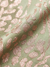 Kristen | Robe midi cuivrée en lin et soie