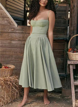 Dilly | Robe midi corset