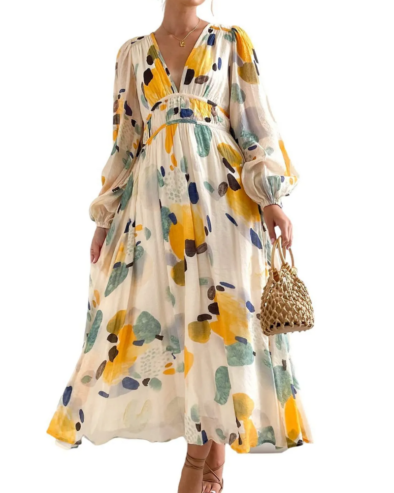 Rylinn | Robe longue fleurie