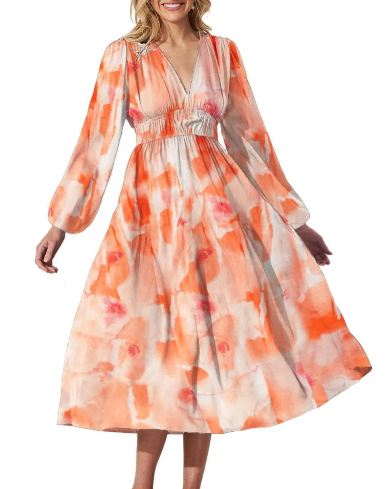 Rylinn | Robe longue fleurie