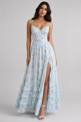 Simone | Robe midi silhouette vaporeuse