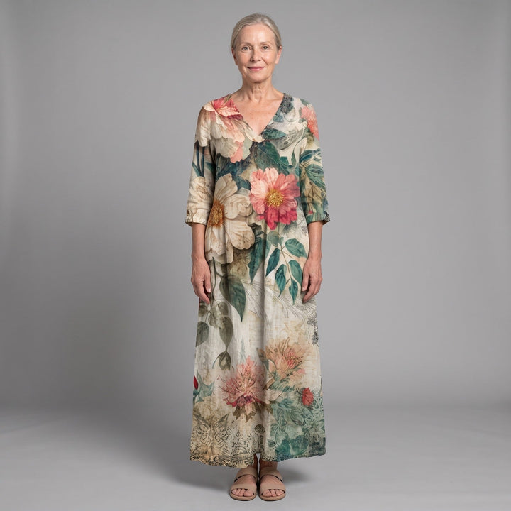 Carmel | Robe d'été mi-longue fleurie