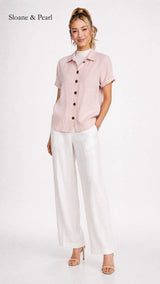 Sudie | Blouse boutonnée en coton