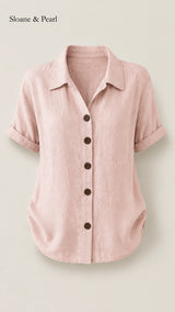 Sudie | Blouse boutonnée en coton