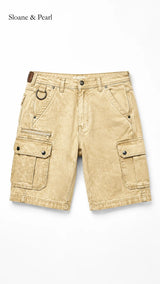 Mario | Short cargo en denim fonctionnel