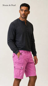 Mario | Short cargo en denim fonctionnel