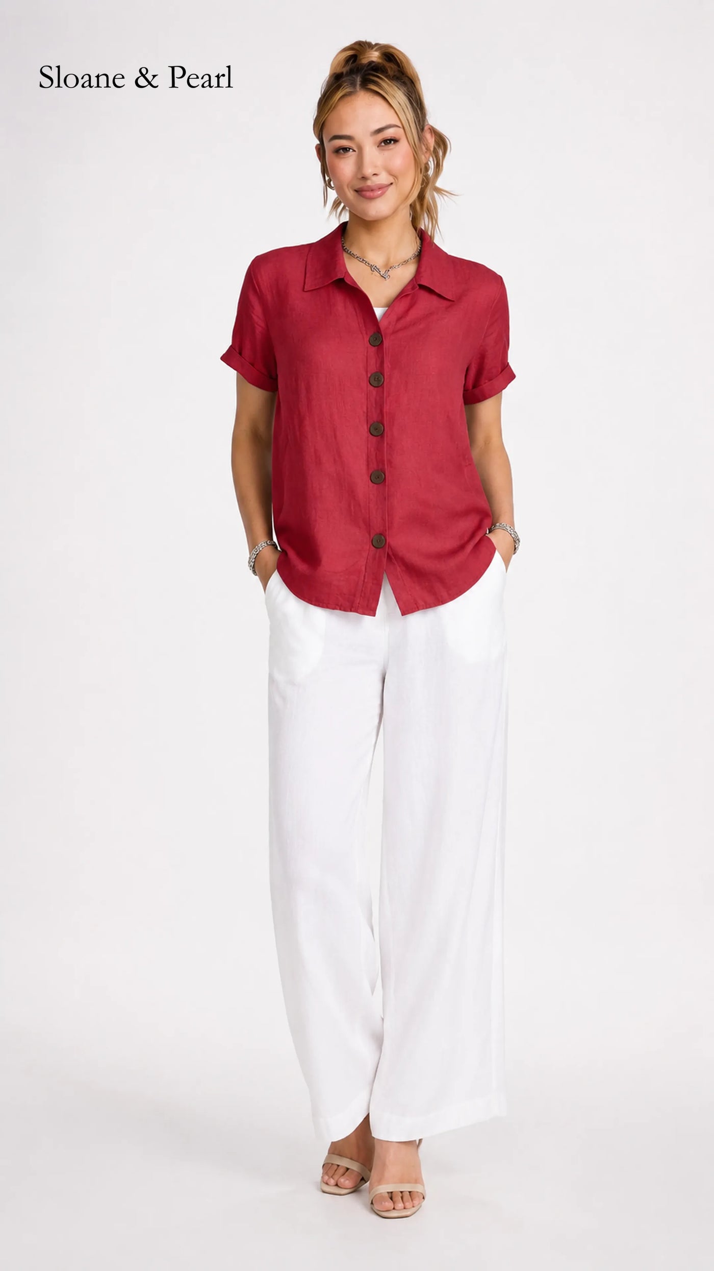 Sudie | Blouse boutonnée en coton