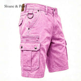 Mario | Short cargo en denim fonctionnel