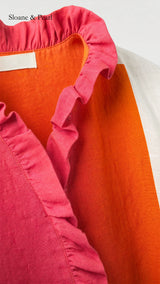 Olive | Blouse imprimée lumineuse
