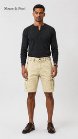 Mario | Short cargo en denim fonctionnel