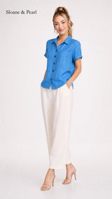 Sudie | Blouse boutonnée en coton