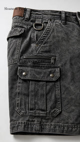 Mario | Short cargo en denim fonctionnel