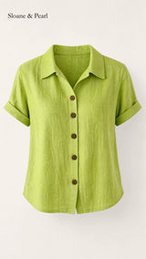 Sudie | Blouse boutonnée en coton