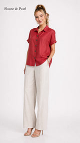 Sudie | Blouse boutonnée en coton
