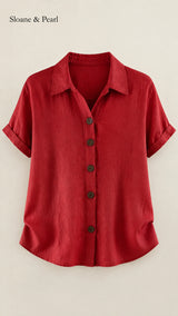 Sudie | Blouse boutonnée en coton
