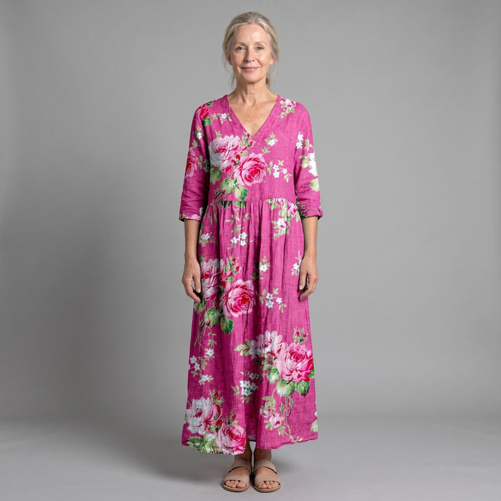 Taryn | Robe d'été mi-longue fleurie