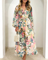 Rylinn | Robe longue fleurie