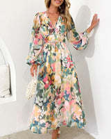 Rylinn | Robe longue fleurie