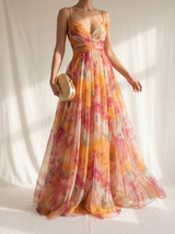 Solveig | Robe longue fleurie enchanteresse