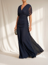 Padme | Robe bleue élégante
