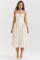 Dilly | Robe midi corset